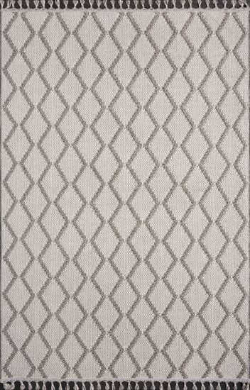 Bristley Beige Aztec Runner Rug