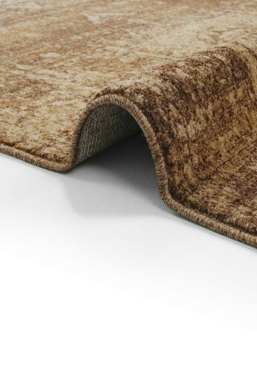 Zerina85 Brown Modern Patterned Area Rug