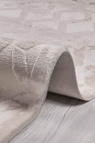 Delora Cream Geometric Area Rug