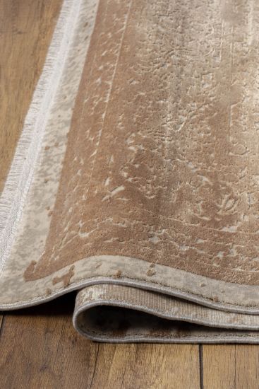 Galleria Brown Distressed Persian Bedroom Rug