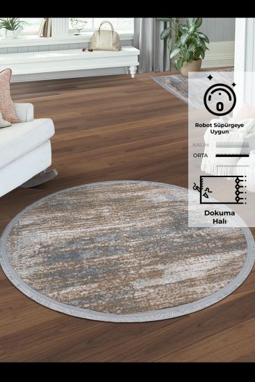 Gravitas Charcoal Abstract Runner Rug