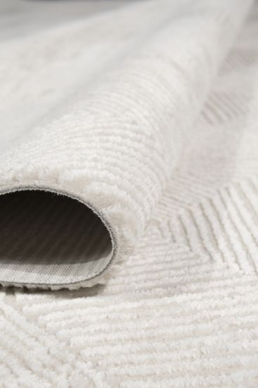 Leto Cream Geometric Scandi Rug