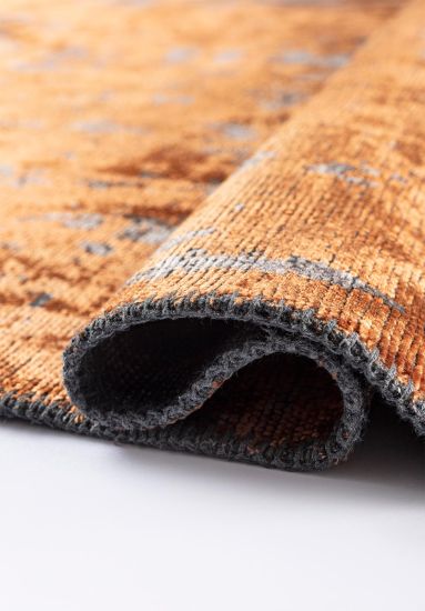 Abstract Celesta Brown & Orange Area Rug