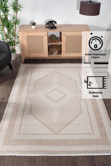 Leto Beige Persian Bedroom Rug