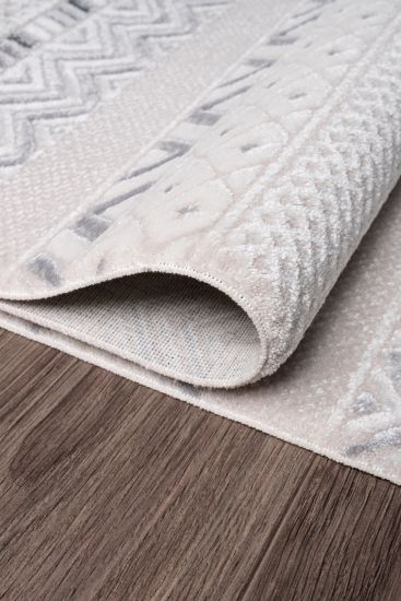 Nostalgia Cream Scandi Aztec Runner Rug