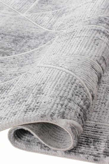 Nostalgia Charcoal Cream Geometric Scandi Runner Rug