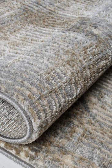 Nova Grey Charcoal Abstract Rug