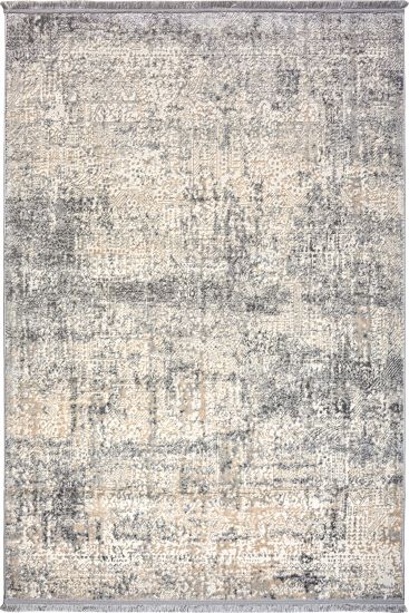 Nova Grey Distressed Abstract Rug