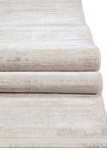 Paragon Cream Plain Runner Rug