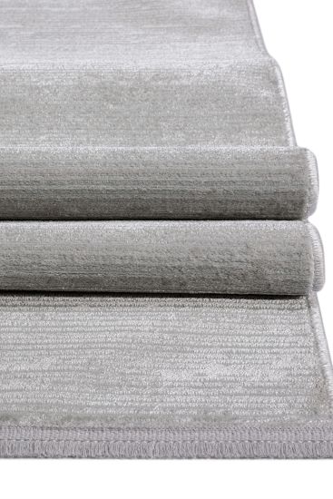 Paragon Grey Plain Runner Rug