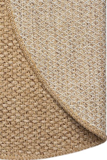 Rosalina Brown Jute Outdoor Round Rug