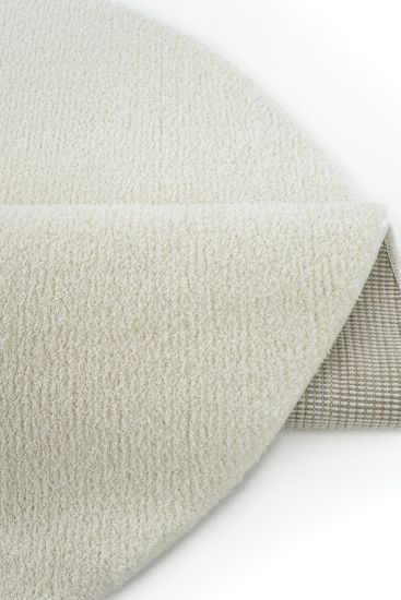 Puffy85 White Plain Bedroom Rug