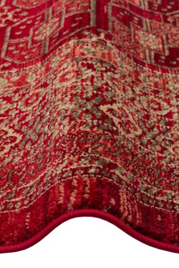 Anka85 Red Copper Modern Patterned Indoor Rug