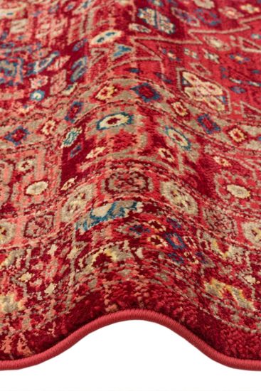 Anka85 Red Copper Patterned Indoor Rug
