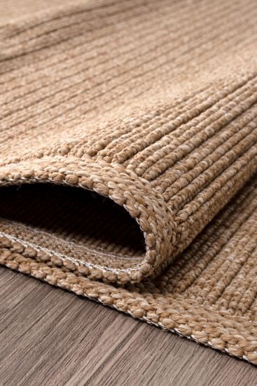 Vesper Brown Scandi Flatweave Outdoor Runner Rug