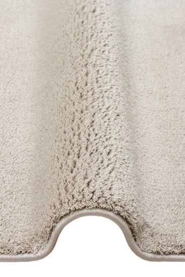 Puffy85 Beige Plain Bedroom Rug