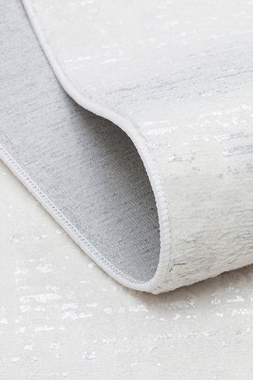 Nocturn85 White Patterned Area Rug