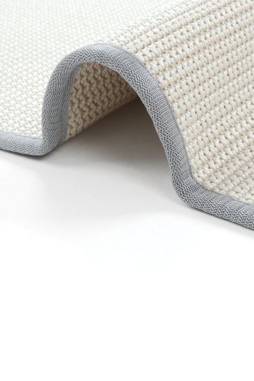 Sisal85 White Plain Indoor Rug