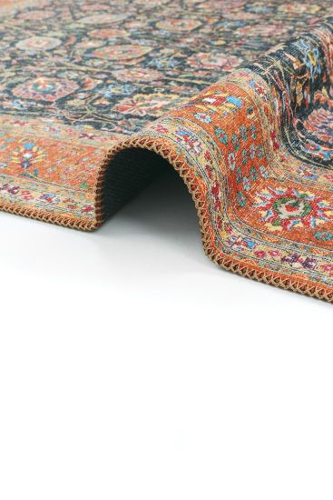 Private85 Multicolour Patterned Bordered Area Rug