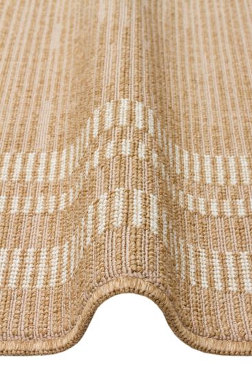Jutte85 Brown Cream Jute & Sisal Bordered Outdoor Area Rug