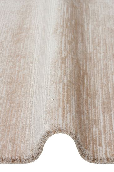 Poem85 Beige Cream Plain Area Rug