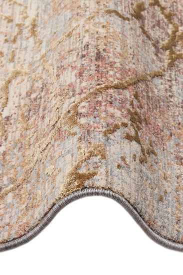 Lavina85 Beige Cream Modern Abstract Indoor Rug