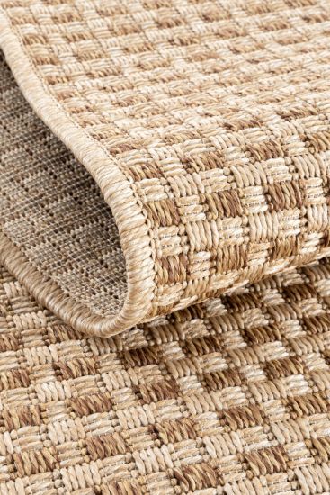 Milano85 Beige Patterned Outdoor Area Rug