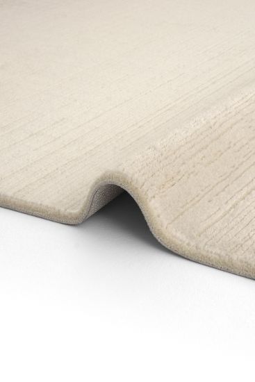 London85 Beige Cream Plain Living Room Rug