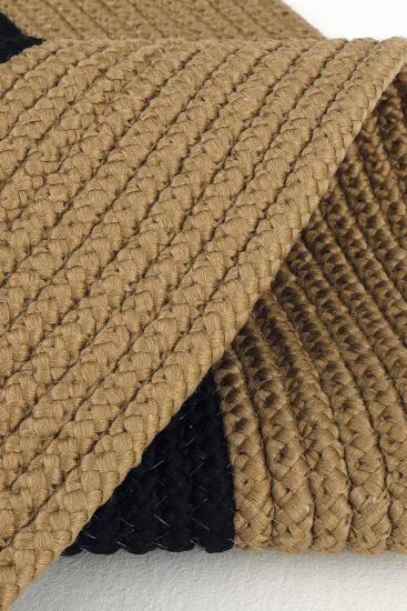 Luke85 Beige Black Modern Patterned Area Rug