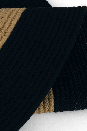 Luke85 Beige Black Patterned Area Rug