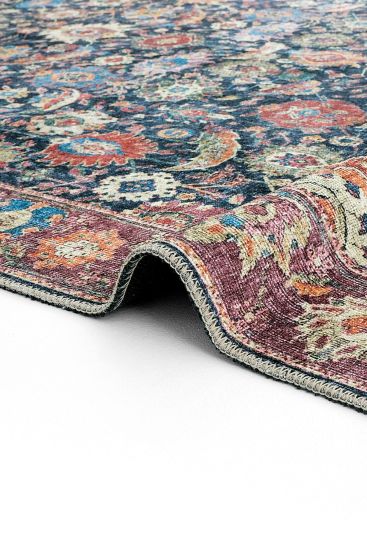 Private85 Multicolour Oriental Bordered Area Rug