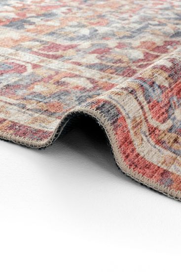 Private85 Multicolour Oriental Bordered Indoor Rug