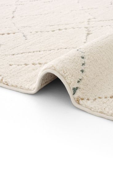 Klein85 Cream beige Patterned Living Room Rug