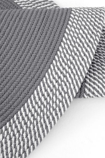 Luke85 Grey Modern Plain Area Rug