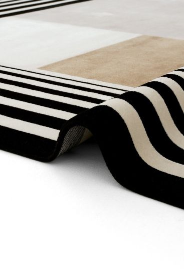 Design85 Multicolour Geometric Bedroom Rug