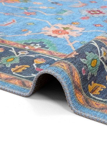Beylerbeyi85 Multicolour Modern Oriental Bedroom Rug
