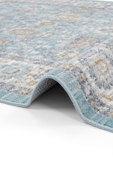 Zaraf85 Blue Beige Modern Oriental Indoor Rug