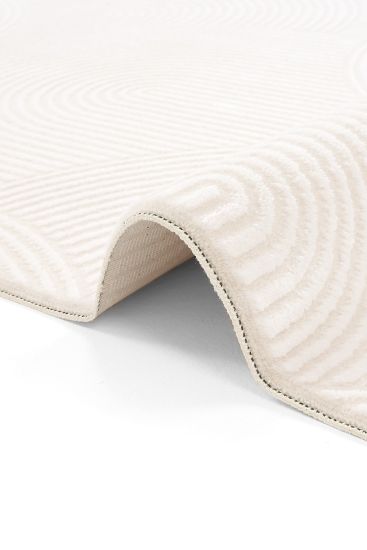 Lena85 Cream Geometric Indoor Rug