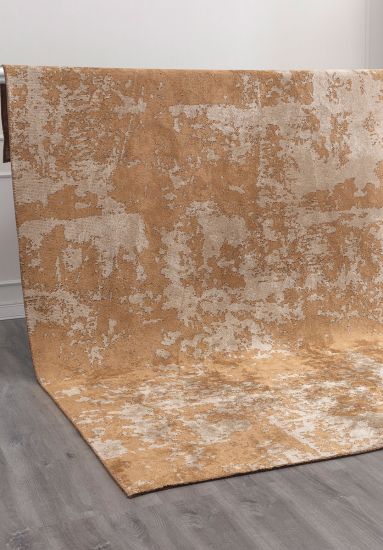 Empower Beige & Brown Abstract Area Rug