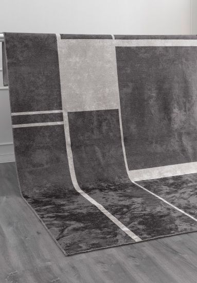 Vibrance Grey Geometric Outdoor Rug