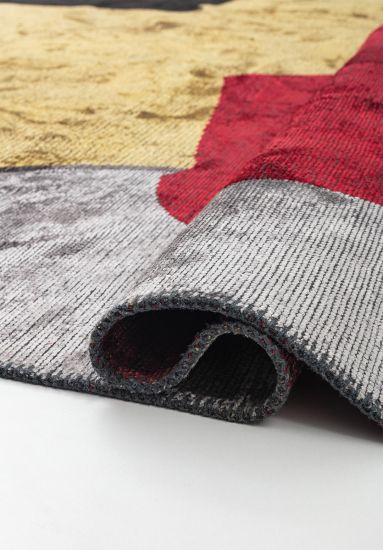 Luminary Grey Brown Abstract Modern Rug