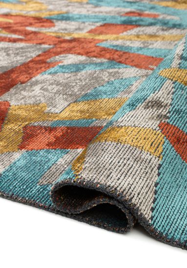 Gleeful Multicolour Abstract Outdoor Rug