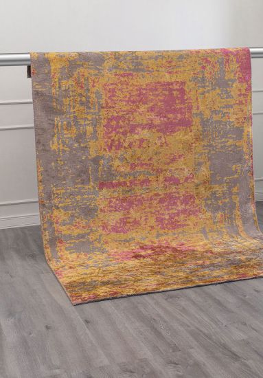 Alchemy Yellow & Pink Abstract Rug