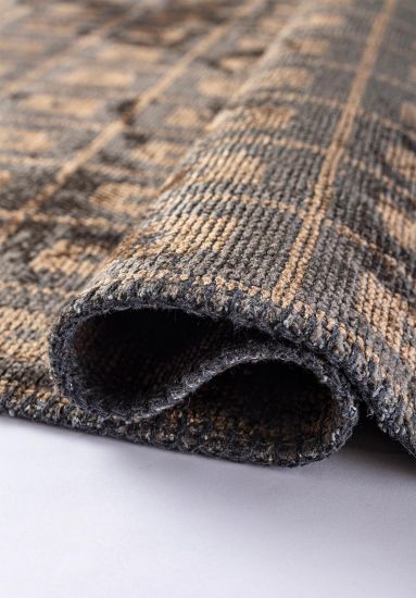 Ember Brown & Grey Abstract Outdoor Rug