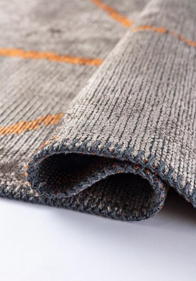 Verdura Grey & Brown Geometric Area Rug