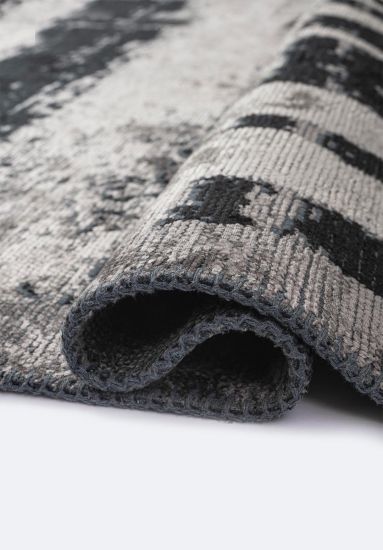 Flarry Cream & Grey Abstract Modern Rug
