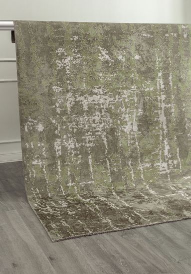 Frolice Grey Green Abstract Indoor Rug