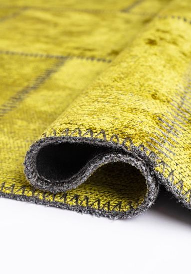 Fern Green Geometric Living Room Rug