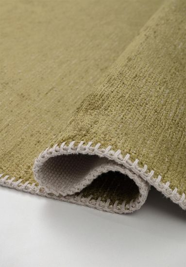 Indoor Green Fresco Plain Rug