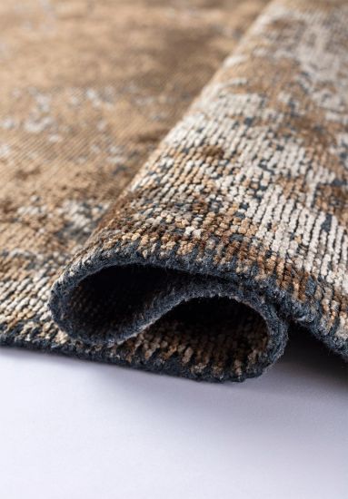 Prism Grey & Brown Abstract Indoor Outdoor Rug